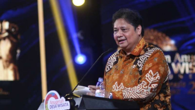 Menko Perekonomian Airlangga Hartarto.