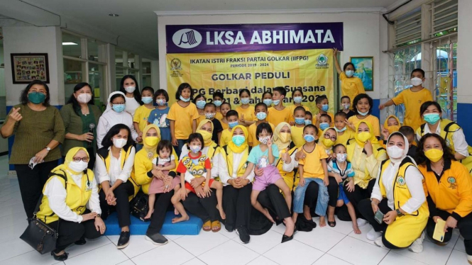 Para Istri Legislator Golkar di DPR Gelar Bakti Sosial di Panti Asuhan