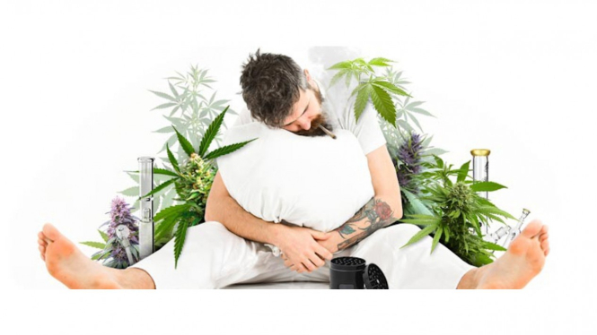 Ganja dan tidur lelap.