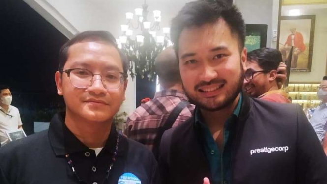CEO Persitara Jakarta Utara, Budi Setiawan dan Rans Cilegon FC, Rudy Salim