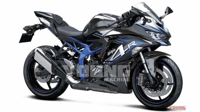 Desain Kawasaki  Ninja ZX-4R