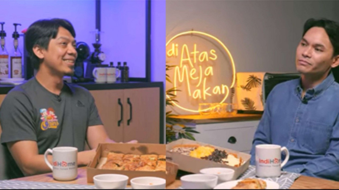 Ben Kasyafani dan Sonny Arca (owner martabak orins)