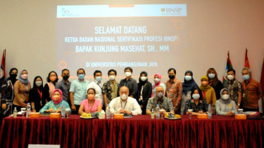 Kunjungan Ketua BNSP ke Universitas Pembangunan Jaya (UPJ)