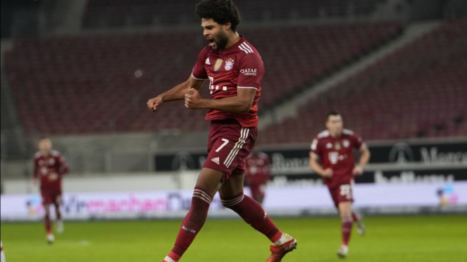 Pemain Bayern Munich, Serge Gnabry. 