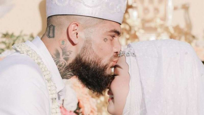 Diego Michiels dan istri Dhea Ananda Boru Simatupang