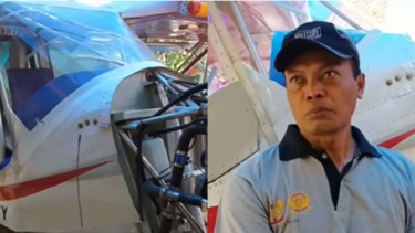 Suyanto, pembuat pesawat terbang dari Lamongan