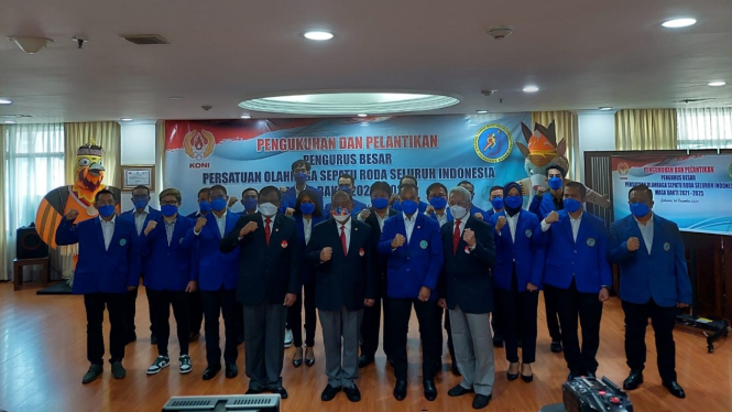 KONI Pusat melantik PB Porserosi periode 2021-2025