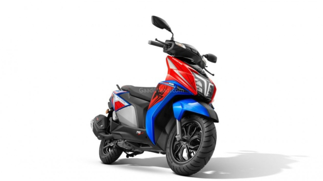 TVS NTorq 125 Spiderman Edition.