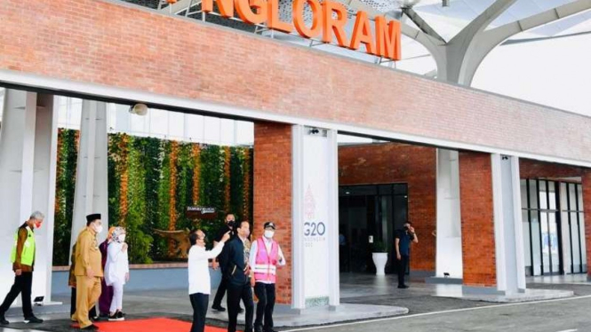 Presiden Jokowi resmikan Bandara Ngloram