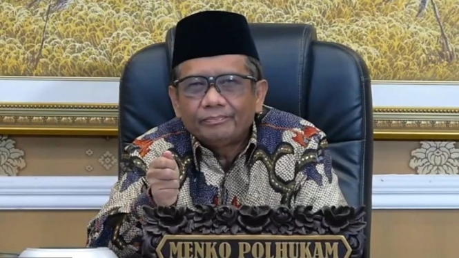 Menko Polhukam Mahfud MD.