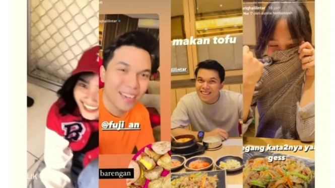 Thariq Halilintar dan Fuji