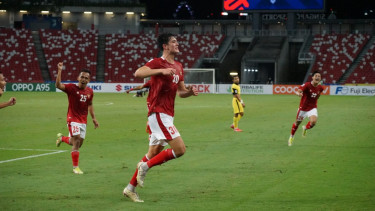 Elkan Baggott mencetak gol untuk Timnas Indonesia