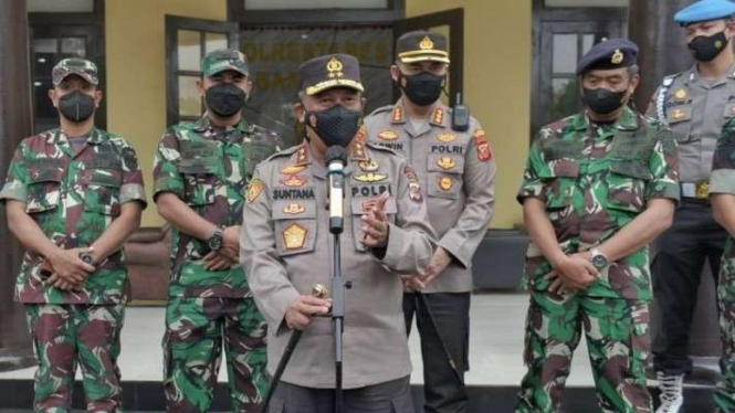 Kapolda Jawa Barat Irjen Pol Suntana. 