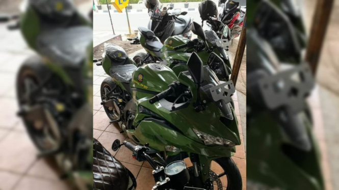 Satpol PP Pakai Kawasaki ZX-25R