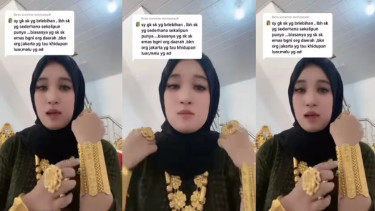 Viral, Begini Jawaban Bunda yang Selalu Dituding Pamer Emas 