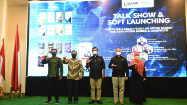 Talkshow dan Soft Launching Karya Tulis Ilmiah dari LAN untuk Negeri dan ASN