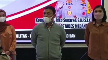 HM alias A Kader PDIP yang melakukan penganiayaan pada Remaja di Medan.