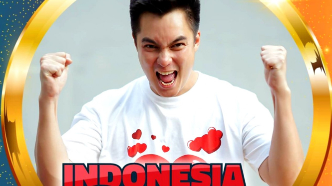 Baim Wong bersiap saksikan langsung laga timnas Indonesia di final Piala AFF 2020