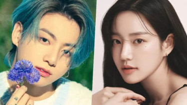 Jungkook BTS dan Lee Yoo Bi.