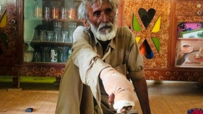 Sihaouk, penggembala yang diserang buaya. Getty Images via BBC Indonesia