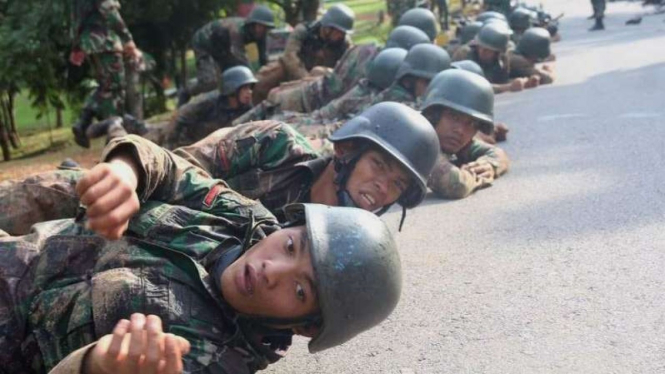 VIVA Militer: prajurit baru Yonif Raider Khusus 136/Tuah Sakti