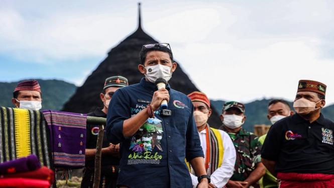 Menteri Pariwisata dan Ekonomi Kreatif Sandiaga Salahuddin Uno