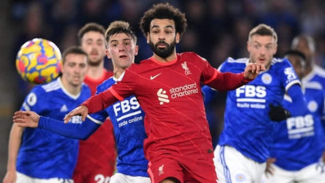 Pertandingan Leicester City vs Liverpool