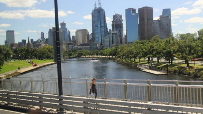 Suasana di Kota Melbourne