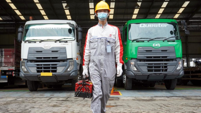 Layanan purna jual UD Trucks di Indonesia.