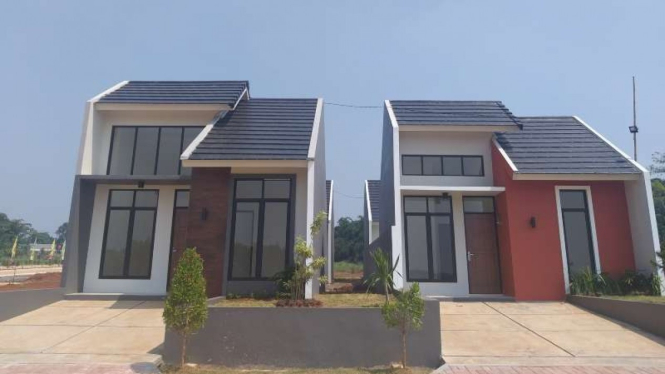 Ilustrasi rumah tapak.