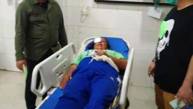 Ibu-ibu petugas kebersihan jadi korban begal.