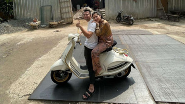Vespa Dior Raffi dan Nagita