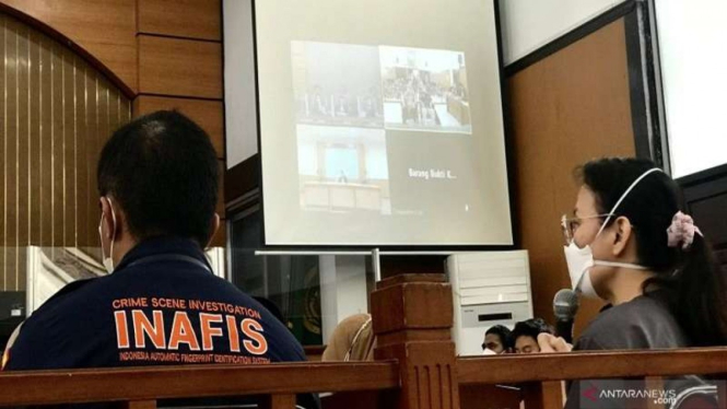 Suasana ahli memberi keterangan untuk kasus pembunuhan enam anggota FPI