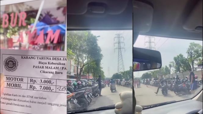 Viral Parkir Liar, Beli Bubur Ayam 5 Menit Kena Tarif Rp7000  