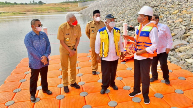 Presiden Jokowi Resmikan Bendungan Randugunting di Kabupaten Blora Jawa Tengah
