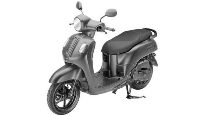 Sketsa Skutik Baru Yamaha.