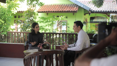 Vino G Bastian dan Marsha Timothy dalam serial Menolak Talak.