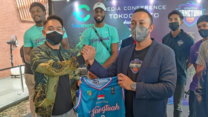 Konferensi pers Amartha Hangtuah
