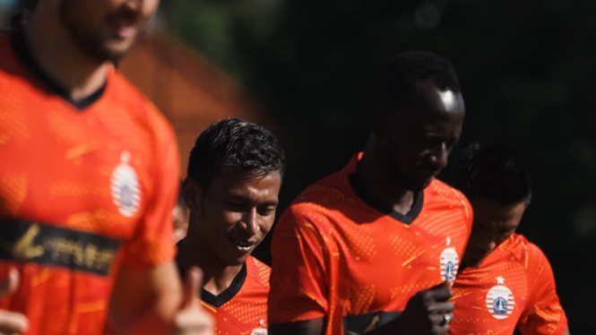 Pemain Persija Jakarta, Makan Konate dan Osvaldo Haay.