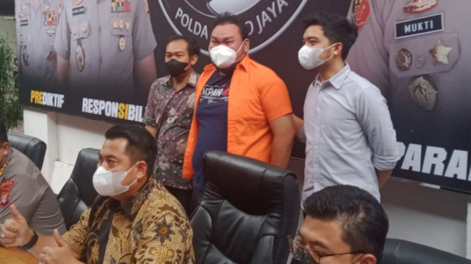 Fico Fachriza di Polda Metro Jaya.