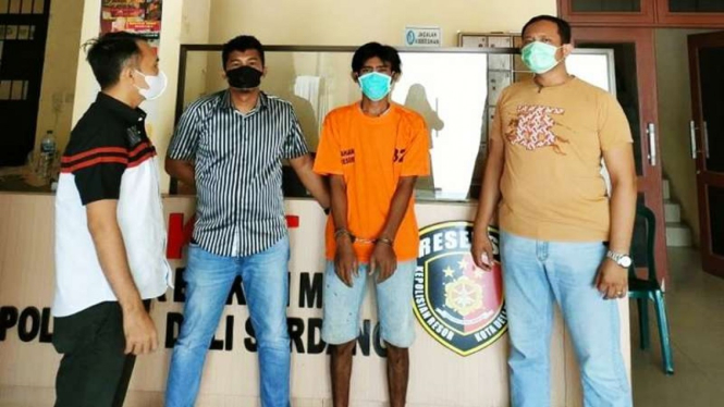 Polisi mengamankan pelaku penjambretan