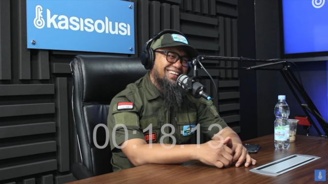 Mantan vokalis band metal Purgatory, Ahmad Zarkasyi atau Abu Taqo.