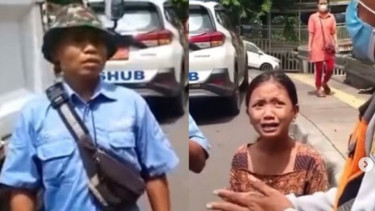 Viral Anak Menangis, Motor Bapaknya Diangkut Petugas