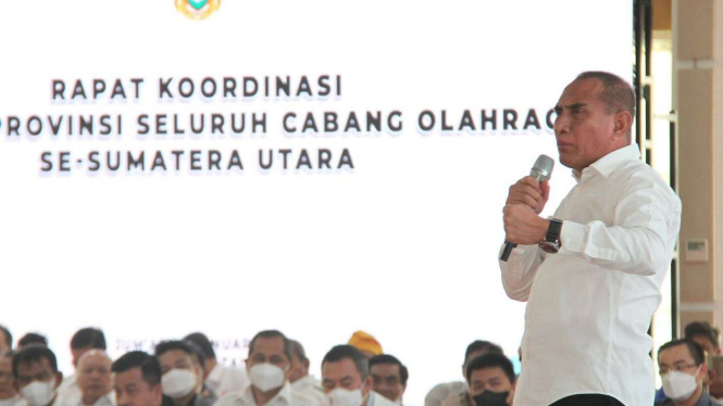 Gubernur Sumatera Utara Edy Rahmayadi