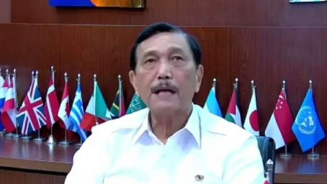 Menko Marives Luhut Binsar Pandjaitan.