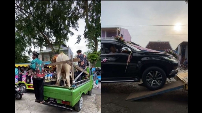 Seserahan mewah di Purwodadi