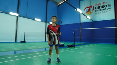 Neuro Ean Jogie Sinaga jadi calon atlet binaan IndiHome Gideon Badminton Academy (IGBA)