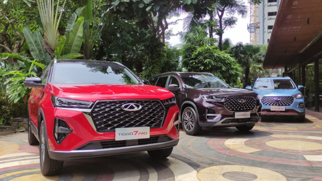 Chery Tiggo Meluncur di Jakarta, Januari 2022.