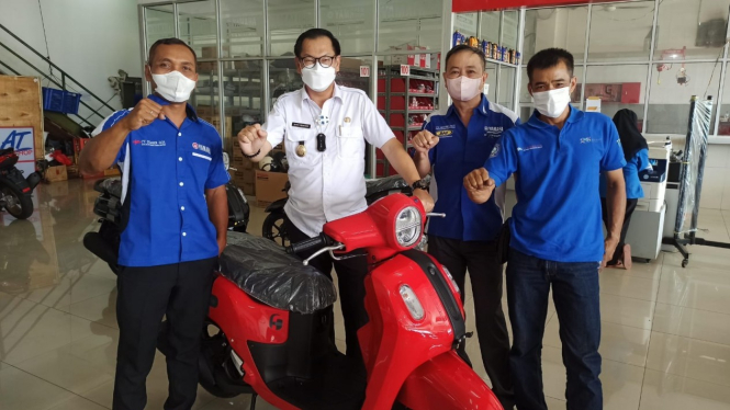 wakil Bupati Belitung Kepincut Yamaha Fazzio