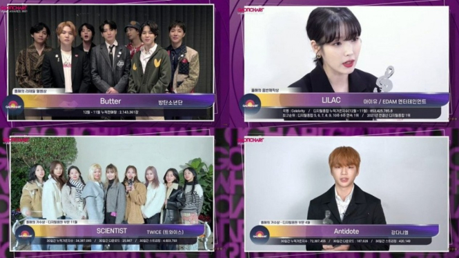 Pemenang Gaon Chart Music Awards ke-11.